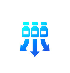 Vaccine Distribution Icon On White