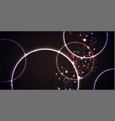 Abstract Geometric Background Circle Technology