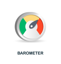 Barometer Icon 3d From Measuring Collection