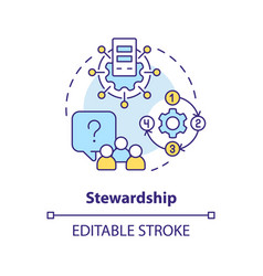 Stewardship Concept Icon