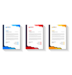 Corporate Modern Business Letterhead Template