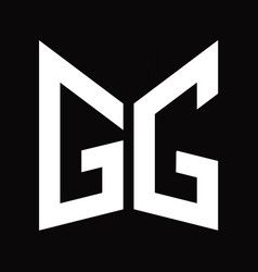 Gg Logo Monogram Design Template