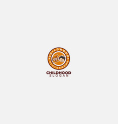 Kids Mascot Badge Logo Design