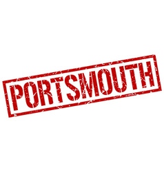 Portsmouth Red Square Stamp