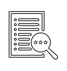 Assessment Review File Line Icon