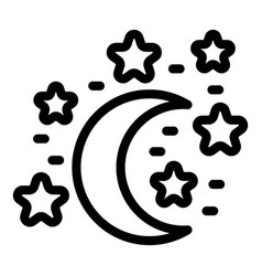 Baby Night Icon Outline Online Service