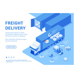 Freight Unloading Truck Delivery Logistic