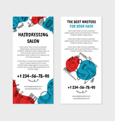 Hairdressing And Barbershop Leaflet Flyer