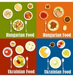 Hungarian And Ukrainian National Cuisine