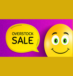 Overstock Sale Special Offer Price Sign