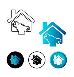 Abstract Home Improvement Icon