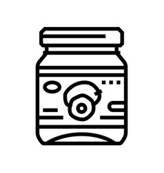 Cooking Palm Oil Line Icon