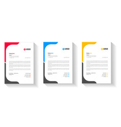 Corporate Modern Business Letterhead Template