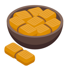 Chile Bowl Food Icon Isometric National