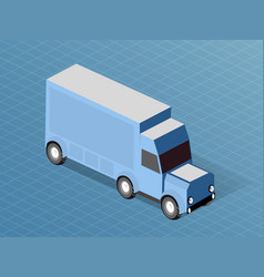 Isometric Truck Motor Vehicles Car Truck