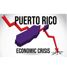 Puerto Rico Map Financial Crisis Economic