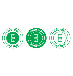 Gmo Free Green Rounded Icon Set