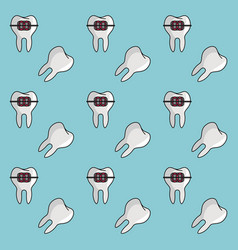 Dental Braces Background