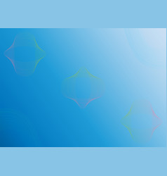 Creative Abstract Line Blue Background Template