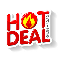 Hot Deal Sticker