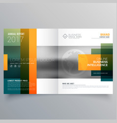 Abstract Creative Bi Fold Brochure Template