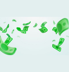 Falling Dollars Money 3d Cartoon