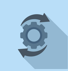 Redesign Gear Icon Flat Web Ui