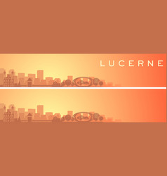 Lucerne Beautiful Skyline Scenery Banner