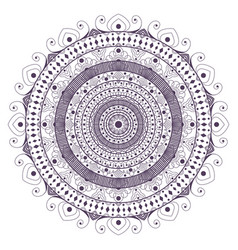 Mandala Simple Abstract Round Openwork Shape