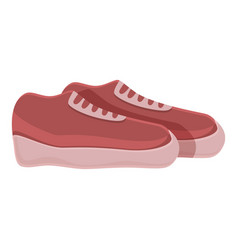 Running Sport Shoes Icon Cartoon Fashion