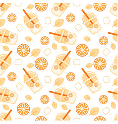 Vegetarian Fruit And Vegetables Seamless Pattern