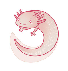 Axolotl Smiling Colored