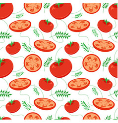 Vegetarian Fruit And Vegetables Seamless Pattern