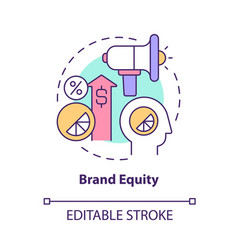 Brand Equity Concept Icon