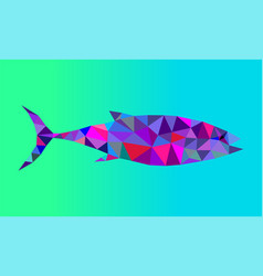 Tuna With Low Poly Art