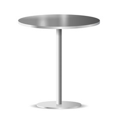 3d Of Blank Metal Round Table