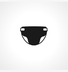 Diaper Glyph Icon Diapers Simple Icon