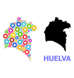 Mechanics Composition Map Huelva Province