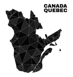 Lowpoly Quebec Province Map