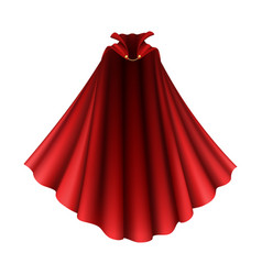 Realistic Detailed 3d Superhero Red Cape