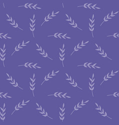 Seamless Pattern With Light Violet Branches On