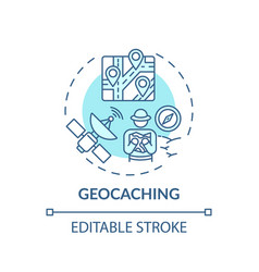 Geocaching Concept Icon