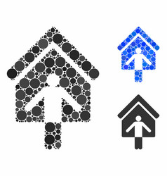 House Owner Wellcome Composition Icon Circle