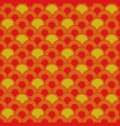 Red Circle Pattern Wallpaper Background