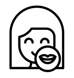 Rhetoric Lips Icon Outline Oratory Speech