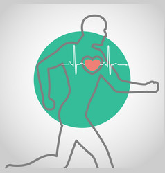 Exercise Stress Test Logo Icon Design