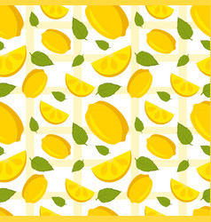 Vegetarian Fruit And Vegetables Seamless Pattern