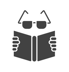 Book Reading Icon Image