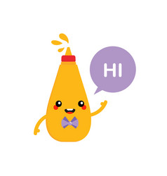 Bottle Mustard Character Saying Hi Hello