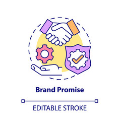 Brand Promise Concept Icon